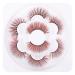 minkissy 4 Pairs Natural Fake Lashes Natural False Lashes Natural False Eyelashes Colored False Eyelashes False Lashes Wispy False Eyelashes Fluffy Fake Eyelashes 3d Curly Imitation