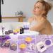 Happy Birthday Gifts for Women - Relaxing Spa Set & Self Care Kit | Unique Birthday Gift Ideas for Her Mom Sister Wife & Friends - Purple Set - Buy Online on GoSupps.com