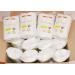960 Maxi Oval Slimming remover 100 % organic cotton ecocert softer than cotton washable economical and practical for cosmetic and skin care application