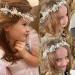 Wedding Flower Girl Headpiece Set | Bridal Hair Vines | Princess Hair Accessory | Rhinestone Pearl Headband for Women & Girls | Perfect for Communion, Wedding, Prom & Photography - Buy Online on GoSupps.com