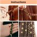 Spiral Dreadlocks Hair Beads Metal Hair Cuffs - Gold Hair Braid Rings for Men and Women - Hip Hop Party Music Festival Accessory - Buy Online on GoSupps.com