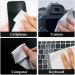 12 Pack Microfiber Glasses Cleaning Cloths - Anti-Static Lint-Free Ideal for Glasses Screens & Tablets (15x18 cm Gray) - Buy Online on GoSupps.com