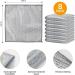 8 Pcs Multipurpose Wire Dishwashing Rags for Wet and Dry Multifunctional Non-Scratch Wire Dishcloth Suitable for Scrubbing and Cleaning Dishes Pots Sinks Counters Cooktops - Buy Online on GoSupps.com