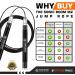 Epitomie Fitness Sonic Boom M2 High Speed Jump Rope - Weighted, Self-Locking Design, 360 Spin, Silicone Grip - Includes 2 Speed Cables - Carbon Black - Buy Online on GoSupps.com