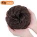 SEGO Hairpiece Bun Hair Tie - Voluminous Medium Brown Hair Extensions (50g) for Gorgeous Updos - Buy Online on GoSupps.com