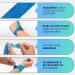 Self-Adhering Finger Pavement Roll - 4x Elastic Bandage Tape (Blue & Skin Color) 2.5cm x 4.5m | Waterproof Dust & Dirt Resistant | 4-Piece Set for Easy Repairs - Buy Online on GoSupps.com
