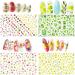 Nail Decoration Manicure Self-Adhesive 3D Fruits Nail Art Nail Stickers Nail Art Decals Supplies(15) (Multicolor 15) - Buy Online on GoSupps.com