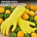 VGO Kitchen & Household Gloves - 1 Pair TPE Latex-Free Super Thick Slipproof Cleaning Gloves for Kitchen Bathroom & Garden | TP117 S (Yellow) - International Shipping - Buy Online on GoSupps.com