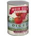 Muir Glen Organic Diced Tomatoes San Marzano Style With Basil and Garlic, 14.5 oz (Pack of 12)