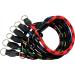 Black-Green HandMade Strong Rope Rolled Slip Dog Choker Choke Collars with black leather (27.5") - Buy Online on GoSupps.com