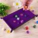 SIQUK Double Sided Dice Tray - Folding PU Leather & Dark Violet Velvet Holder - Buy Online on GoSupps.com