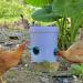 Whimsii No Waste Automatic Chicken Feed Dispenser - Weatherproof Poultry Feed Station for Chickens & Ducks (4 Dispensers + Hole Saw) | International Shipping Available - Buy Online on GoSupps.com