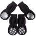 AKOPAWON Anti-Slip Socks for Dogs & Cats - 4-Piece Paw Protection Rubber Reinforcement Sizes S-5XL for Pets 1-36kg+ - W-Black 3XL - Buy Online on GoSupps.com