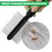 Buy Premium Fur Tubious Comb - Dog & Cat Brush for Medium to Long Hair | Easy Cleaning & Free E-Book | Ideal for Small to Large Pets - Buy Online on GoSupps.com