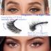 Narkysus Magnetic Eyelashes and Eyeliner Set - 3 Pairs 3D Reusable Lashes, 1 Tube Magnetic Eyeliner for Natural Mink Lashes - Long Lasting Magnetic Eyelashes - Pack of 1 - Buy Online on GoSupps.com