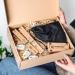 Ecoyou Zero Waste Bathroom Gift Set | High-Quality Olive Wood Razor Bamboo Toothbrushes & Eco-Friendly Accessories - Buy Online on GoSupps.com
