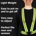 Reflective Vest Running Reflective Vest Straps Reflective Running Vest Women Cycling Bike Running Reflective Gear Bands Belt Green Vest + 4 Bands - Buy Online on GoSupps.com