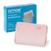 AMOS Eezy Rechargeable Electric Hot Water Bottle Bed Warmer with Hand Heat Pad Glove Pain Relief Pink