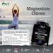 High Strength Magnesium Citrate 1480mg Vegan Capsules - 4 Month Supply | 444mg Elemental Magnesium | Non-Tablets | Premium Magnesium Supplement - Buy Online on GoSupps.com