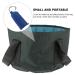 Lurrose Foldable Foot Spa Bucket | Portable Foot Bath for Relaxation & Travel | Heated Nylon Spa Pool - Buy Online on GoSupps.com