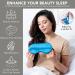 Shop 100% Mulberry Silk Sleep Mask | Luxury Light Blocking Eye Mask for Women | Adjustable for Side Sleepers | Gift in Blue Jewel - Buy Online on GoSupps.com