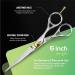Suvorna 6 Professional Hair Scissors - Japanese Hairdressing Scissors for Men & Women | Barber Scissors with Razor Sharp Blades - 1 Count Pack - Buy Online on GoSupps.com