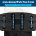 INDEEMAX Back Brace for Lower Back Pain Relief Adjustable Breathable Lumbar Support Belt for Sciatica Herniated Disc Waist Support for Home Lifting Work - Men & Women Large Black - Buy Online on GoSupps.com