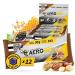 Aerobee energy bar - unique power bar made of honey peanut & cocoa 12x50g - oat bar without sugar ideal endurance and energy bars hiking food or meal replacement bar for the office honey peanut & cocoa (12 pieces)