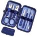 Manicure Set Personal Care Nail Clipper Kit Luxury Manicure 7 In 1 Professional Pedicure Set Grooming kit Stainless Steel Facial Cuticle Nail Care Tools with Portable Case for Women & Men