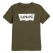 Levi'S Kids Lvb S/S Batwing Tee Baby Boys 24 Months Dark Olive