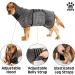 Elite Paws UK Luxury Microfibre Drying Robe for Pets - Super Absorbent Towelling Coat for Quick Drying (M - 40-48cm) - Buy Online on GoSupps.com