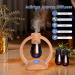 Adirigo Wireless Aroma Diffuser | Waterless Essential Oil Diffuser with 3 Fog Modes & 4 LED Lights | Perfect for Home Bedroom & Bathroom - Set Includes 3 Bottles - Buy Online on GoSupps.com