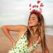 Solustre Valentine's Day Heart Headband - 2PCs Sequin Hair Accessories for Party Decoration - Buy Online on GoSupps.com