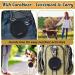 Sheryl & Rain Small Dog Treats Training Bag - Zippered Delicacies in Pocket Format for Travel & Walks - Black Round - Buy Online on GoSupps.com