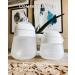 Nanob b Flexy Silicone Baby Bottle Sippy Cup Conversion Kit | 2-Count | BPA-Free Spill-Proof Sippy Spout with Weighted Straw and Cleaning Brush - Buy Online on GoSupps.com