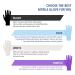 Meditrade Nitrile Examination Gloves - Medium, Powder-Free, Hypoallergenic, Heavy Duty, Long Cuff, Ambidextrous - Bulk Buy for Any Sector (Small, Violet) - Buy Online on GoSupps.com