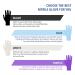 Meditrade Nitrile Examination Gloves - Medium Powder Free Hypoallergenic Heavy Duty Long Cuff Ambidextrous Disposable for Any Sector Bulk Buy (Large) (Violet) - Buy Online on GoSupps.com