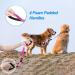 Petbonus Double Dog Leash for 2 Dogs - Adjustable Reflective & Padded Handles for Medium to Large Dogs - No Tangle Pink - Buy Online on GoSupps.com