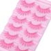 16MM Colored Eyelashes - 6 Pairs 3D Fluffy Soft Faux Mink Lashes for Christmas Cosplay - Buy Online on GoSupps.com