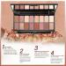 ONLYOILY 16 Colors Eyeshadow Palette - Matte Shimmer & Glitter Makeup for Stunning Eye Looks | International Shipping - Buy Online on GoSupps.com
