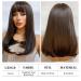 Testar 24 Inch Dark Brown Wig for Black Women | Long Straight Natural Art Hair Wig - Perfect for Everyday & Parties - Buy Online on GoSupps.com
