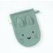 Blumie 2pcs Organic Cotton Bath Mitt Gloves for Babies & Kids with Animal Faces - Sage Green & Cloud Grey - Buy Online on GoSupps.com