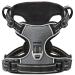 Heele dog crockery no-pull dog harness breast dishes for medium-sized dogs softly breathable reflectively reflective dog harness Anti pull with padded handle gray XS XS uni-gray