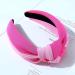 CULHEITE Fashion Knotted Headband - Padded Thick Wide Hair Hoop in Pink & Rose Red - Buy Online on GoSupps.com