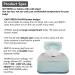 GOGO PURE Baby Wipe Warmer & Dispenser Holder with 30 Bonus Breastmilk Bags - Easy On/Off Switch, Great Baby Gift (Blue/Grey) - Buy Online on GoSupps.com