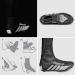 GripGrab Unisex Athletic Shoe Covers L (EU 42/43 - UK 8.5/9.5) Black - Premium Waterproof Cycling Overshoes - Buy Online on GoSupps.com