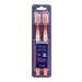 OOAK Toothbrush  Tapered V++Arc Soft Bristles  XL Brush Head 2 Pack Coral White 2 Count(pack of 1)