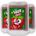 Mijoma acid fruit gum stripe - 3 -series set 900g - vegan halal natural dyes - strawberry Kola tutti frutti - delicious candy for every occasion - perfect for sweet tooth (strawberry)