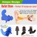 WaterDam Swimming Ear Plugs - Waterproof & Comfortable Earplugs for Swimmer's Ear Prevention (Size 1+2 for Toddlers & Small/Medium for Women, Kids, Teens) - Blue/Green - Buy Online on GoSupps.com