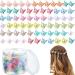 100 Pieces Butterfly Hair Clips Butterfly Clips for Hair 90s Girls Butterfly Clips Mini Hair Clips Butterfly with Box Mini Butterfly Clips Cute Clips Hair Accessories for Women(Clear Color) Clear,Orange,Blue,Yellow,Gray,Classic Colors,Green,Turquoise,Red,
